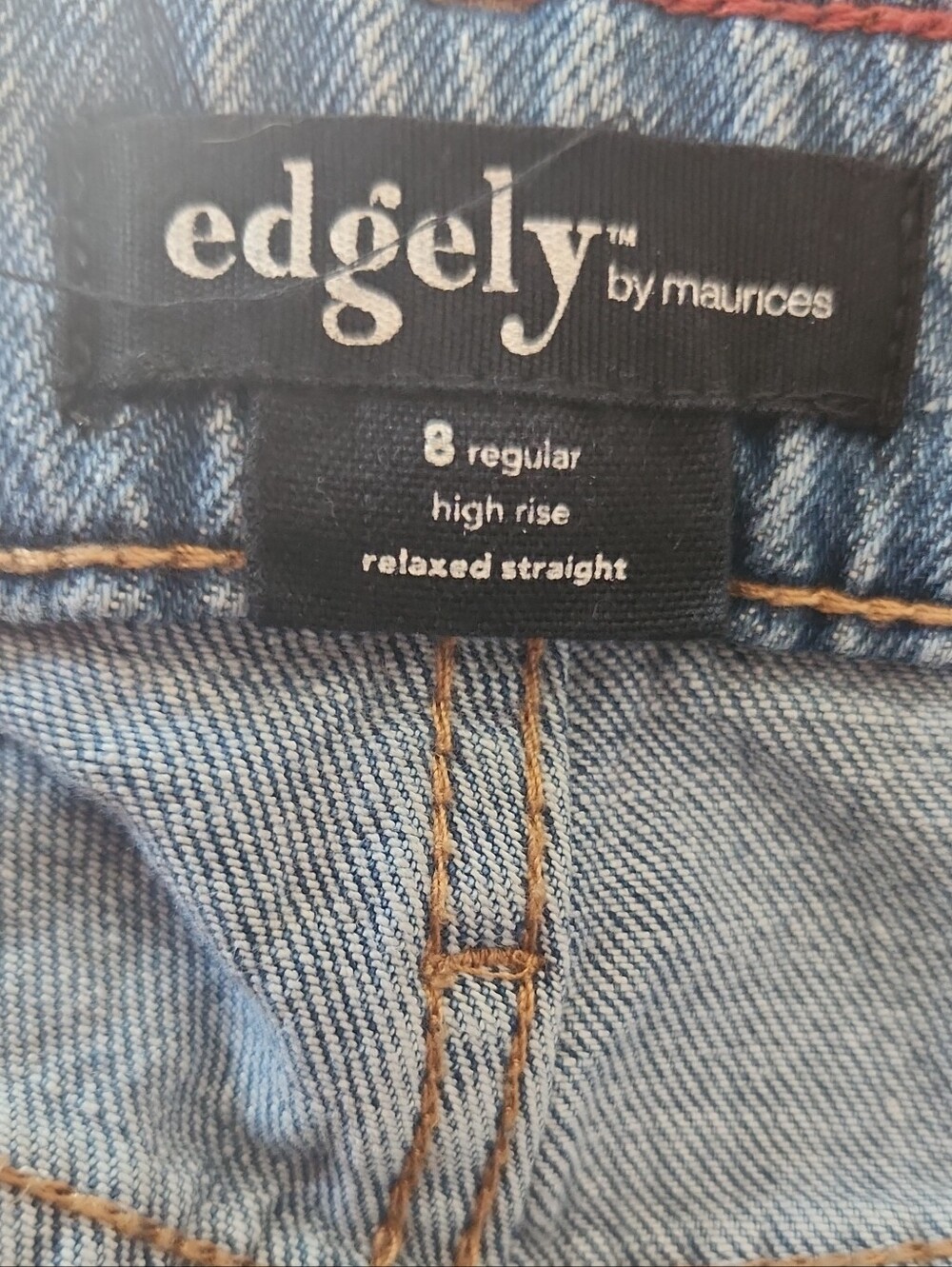 Maurices Light Blue Straight Leg Jeans - Relaxed High Rise